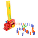 Domino Rally Train Toy Car Truck w/ LIGHTS & SOUNDS Kids Domino Game Toys 83pcs