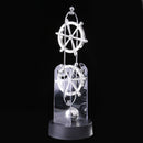 Art Craft Newton's Cradle Perpetual Motion Gadget Revolving Physics Science Desk Toy Table Ornament Gift Â–Wheel