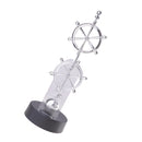 Art Craft Newton's Cradle Perpetual Motion Gadget Revolving Physics Science Desk Toy Table Ornament Gift Â–Wheel