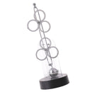 Revolving Wheels Newton's Cradle Perpetual Motion Physics Science Gadget Kid Toy -Circle