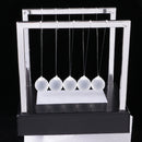 New Light Up Newton Cradle Glass Balance Ball Physics Educational Home/Office Ornament Children Toy Black M
