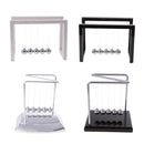Newton's Cradle Geometry Balance Ball Physics Science Gadget Executive Gift Desktop Toy Â–White