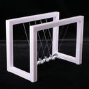 Newton's Cradle Geometry Balance Ball Physics Science Gadget Executive Gift Desktop Toy Â–White