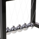 Newton's Cradle Geometry Balance Ball Physics Science Gadget Executive Gift Desktop Toy Â–Black