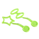Plastic Bubbles Toy 4 Pieces Bubble-Making Handheld Tools Children Outdoor Funny Activities Party Toys