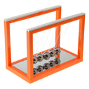 Newton's Balance Ball Cradle Home Office Desktop Decorative Ornaments Creative Gift Orange - M