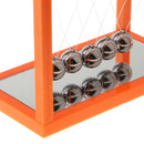 Newton's Balance Ball Cradle Home Office Desktop Decorative Ornaments Creative Gift Orange - M