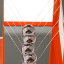 Newton's Balance Ball Cradle Home Office Desktop Decorative Ornaments Creative Gift Orange - M