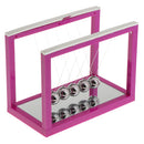 Newton Cradle Billiard Balance Ball Physics Science Pendulum Toy Xmas Birthday Gifts Purple - M