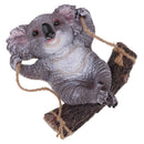 Lovely Exquisite Resin Swinging Koala Craft Fairy Garden Decorative Lawn Statue Figurine
