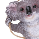 Lovely Exquisite Resin Swinging Koala Craft Fairy Garden Decorative Lawn Statue Figurine