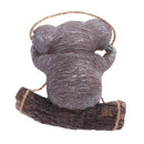 Lovely Exquisite Resin Swinging Koala Craft Fairy Garden Decorative Lawn Statue Figurine