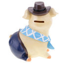 Creative Resin West Cowboy Saving Money Piggy Bank Coin Box Desktop Ornament Kids Toy Birthday Gift