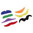 7Pcs Joke Fake Mustache Self Adhesive Halloween Christmas Costume Cosplay Party Fancy Dress Moustache Beard Funny Events Festivals Party Supplies
