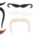 10 Pieces Kids Assorted Fancy Dress Costume Party Bag Fillers Self-Adhesive Moustache Halloween Mustache Beard Party Props