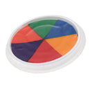 6 Colours Stamp Ink Pad Inkpad Set for Paper Craft Fabric Wedding Fingerprint Scrapbook Painting Children Birthday Favours