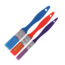 3pcs Set Plastic Handle Paintbrush Artist Acrylic Watercolor Painting Arts