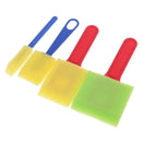 4pcs Painting Sponge Brushes Seal Kids Painting Graffiti Drawing Tools Kit