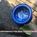 Aluminium Alloy Design Professional Magic YoYo Ball Clutch Bearing String Trick Kids Childen Toys Entertainment Party Christmas Gifts Blue
