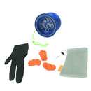Aluminium Alloy Design Professional Magic YoYo Ball Clutch Bearing String Trick Kids Childen Toys Entertainment Party Christmas Gifts Blue