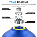 Aluminium Alloy Design Professional Magic YoYo Ball Clutch Bearing String Trick Kids Childen Toys Entertainment Party Christmas Gifts Blue