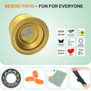 Aluminium Alloy Design Professional Magic YoYo Ball Clutch Bearing String Trick Kids Childen Toys Entertainment Party Christmas Gifts Gold
