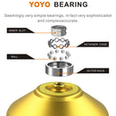 Aluminium Alloy Design Professional Magic YoYo Ball Clutch Bearing String Trick Kids Childen Toys Entertainment Party Christmas Gifts Gold