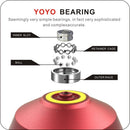 Aluminium Alloy Design Professional Magic YoYo Ball Clutch Bearing String Trick Kids Childen Toys Entertainment Party Christmas Gifts Red