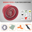 Aluminium Alloy Design Professional Magic YoYo Ball Clutch Bearing String Trick Kids Childen Toys Entertainment Party Christmas Gifts Red