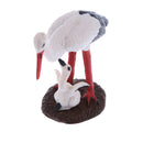 Lifelike Animal Figures Figurine White Crane Model Kids Nature Educational Toy Party Bag Favor
