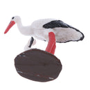 Lifelike Animal Figures Figurine White Crane Model Kids Nature Educational Toy Party Bag Favor