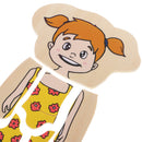 Wooden Cognitive Multilayer Jigsaw Puzzle Cartoon Kids Educational Toy -Girl