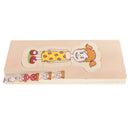 Wooden Cognitive Multilayer Jigsaw Puzzle Cartoon Kids Educational Toy -Girl