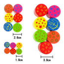 Kids Moon Balancing Wooden Blocks Stacking Game Toys Baby Early Educational Toy Birthday Gift