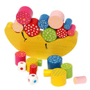 Kids Moon Balancing Wooden Blocks Stacking Game Toys Baby Early Educational Toy Birthday Gift