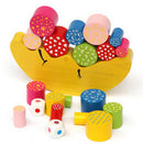 Kids Moon Balancing Wooden Blocks Stacking Game Toys Baby Early Educational Toy Birthday Gift