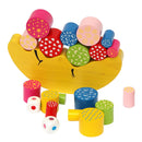 Kids Moon Balancing Wooden Blocks Stacking Game Toys Baby Early Educational Toy Birthday Gift