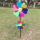 Colorful Two-Layer Sequins Windmill Pinwheel Kids Beach Camping Toy Garden Lawn Decoration