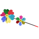 Colorful Two-Layer Sequins Windmill Pinwheel Kids Beach Camping Toy Garden Lawn Decoration
