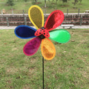 DIY Sequins Windmill Wind Whirligig Kids Party Toy Home Yard Ornament Random Animal Pattern