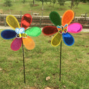 DIY Sequins Windmill Wind Whirligig Kids Party Toy Home Yard Ornament Random Animal Pattern