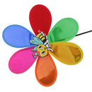 DIY Sequins Windmill Wind Whirligig Kids Party Toy Home Yard Ornament Random Animal Pattern