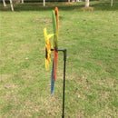 Colorful Sequins Sunflower Windmill Whirligig Home Party Toy Yard Lawn Ornament Kits