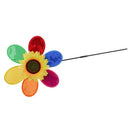 Colorful Sequins Sunflower Windmill Whirligig Home Party Toy Yard Lawn Ornament Kits