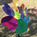 1 Piece Colorful DIY Sequins Butterfly Windmill Pinwheel Kids Lawn Playground Toy Garden Ornament Random