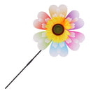 Beautiful Sunflower Windmill Wind Whirligig Kids Beach Lawn Toy Outdoor Fun Nursery Venue DÃ©cor Random Pattern