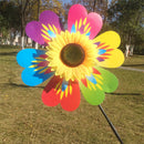 Beautiful Sunflower Windmill Wind Whirligig Kids Beach Lawn Toy Outdoor Fun Nursery Venue DÃ©cor Random Pattern