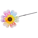 Beautiful Sunflower Windmill Wind Whirligig Kids Beach Lawn Toy Outdoor Fun Nursery Venue DÃ©cor Random Pattern