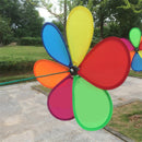 Beautiful String of 8 Windmills Long Wind Rotator Band Yard Lawn Nursery Venue DÃ©cor Accessories