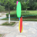 Beautiful String of 8 Windmills Long Wind Rotator Band Yard Lawn Nursery Venue DÃ©cor Accessories